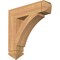 Ekena Millwork Thorton Arts & Crafts Smooth Bracket, Western Red Cedar, 5 1/2"W x 26"D x 26"H BKT06X26X26THR03SWR - alternate 1